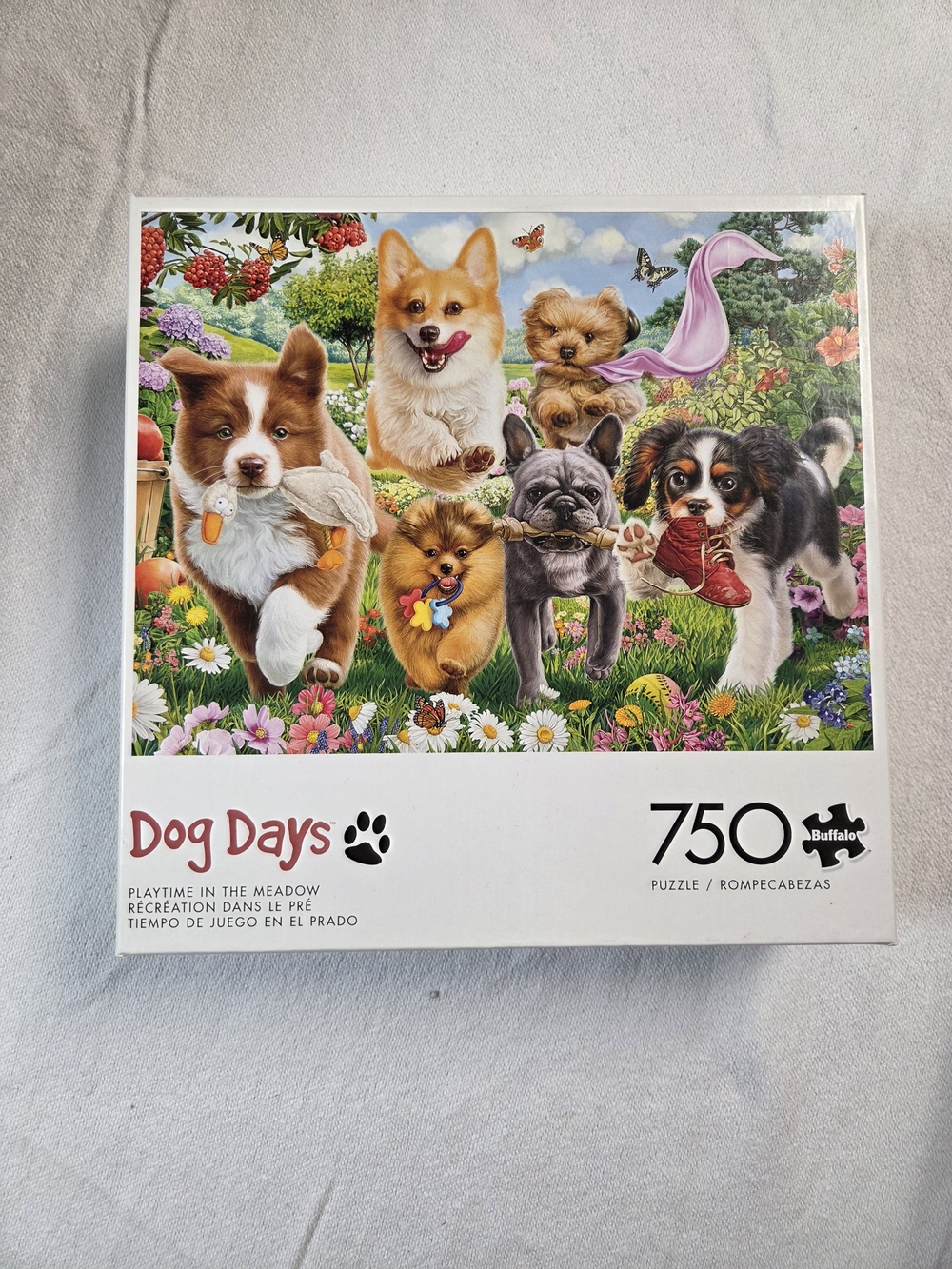 750-Piece Jigsaw Puzzle - Colorful Dogs Artwork